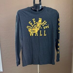VANS 💛🩶 Men’s Long Sleeve T-Shirt